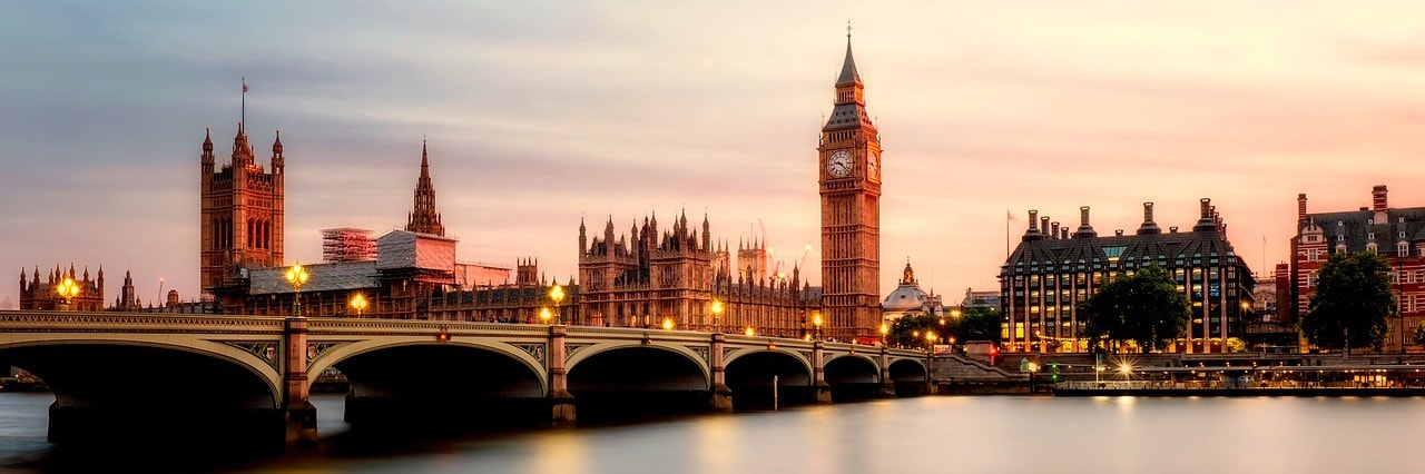 A view of London with Big Ben in the background